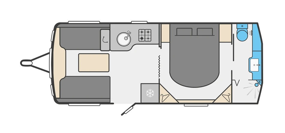 Caravan Floor Plan