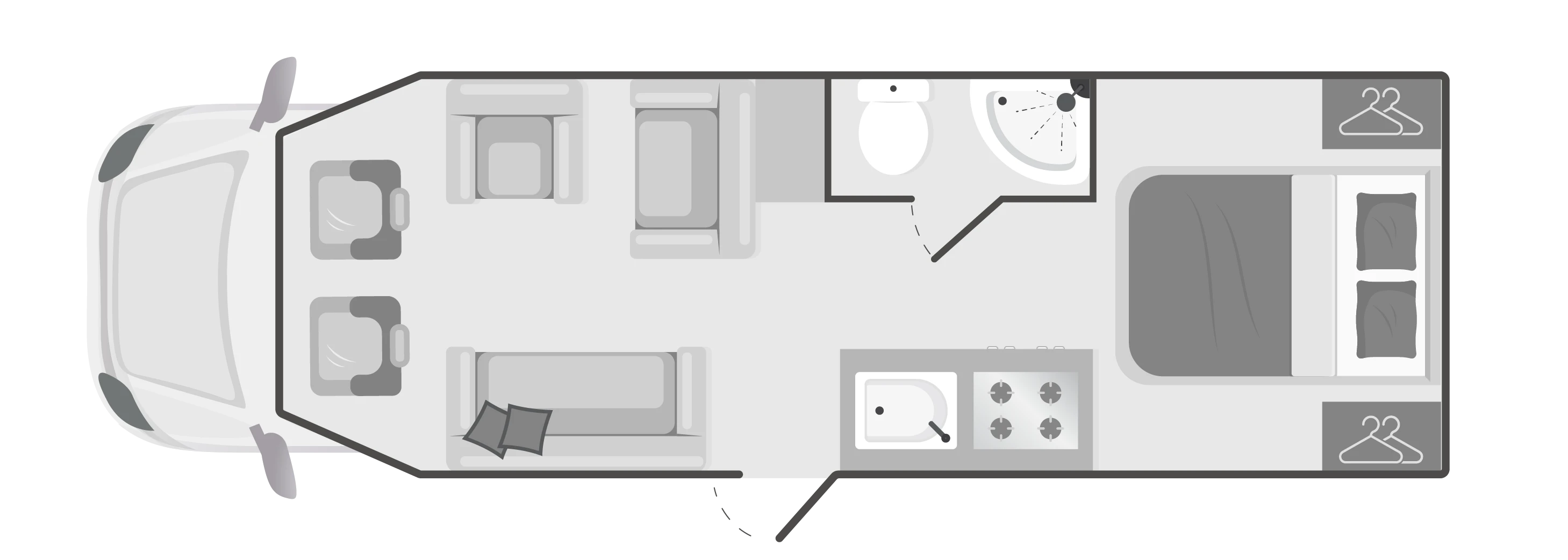 Caravan Floor Plan
