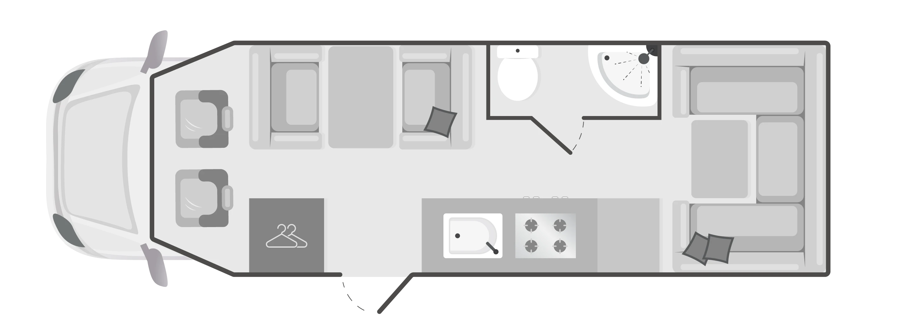 Caravan Floor Plan