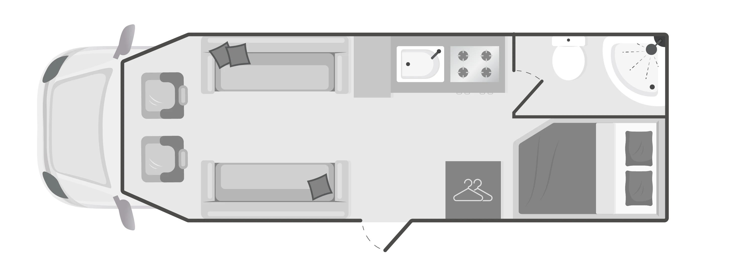 Caravan Floor Plan