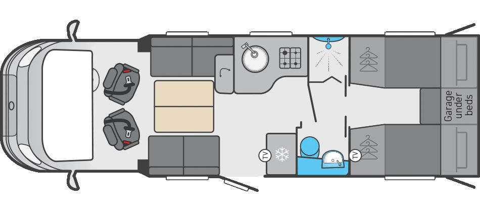 Caravan Floor Plan