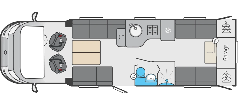 Caravan Floor Plan
