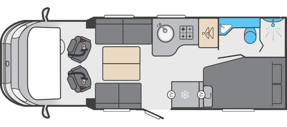 Caravan Floor Plan