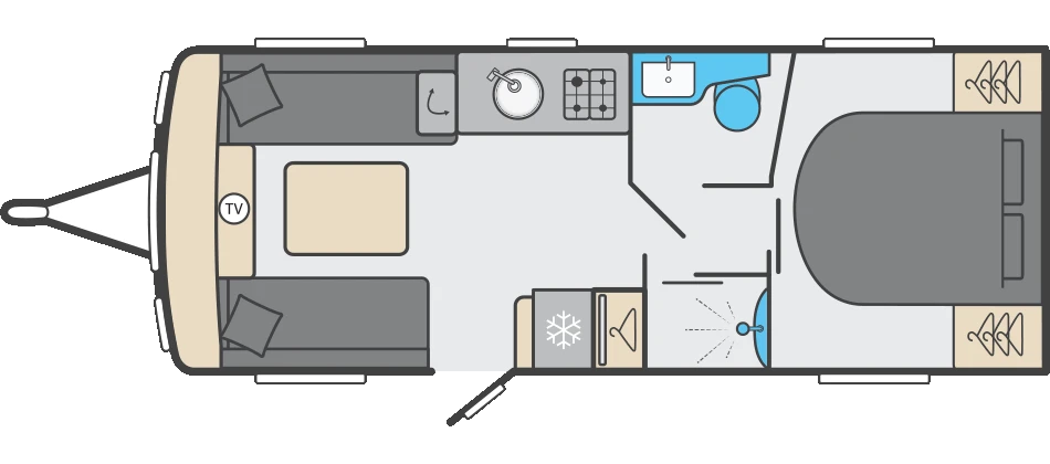Caravan Floor Plan