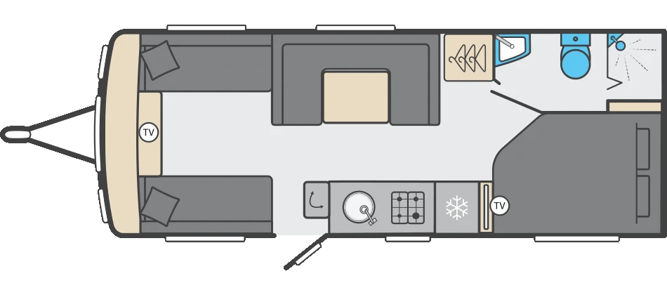 Caravan Floor Plan