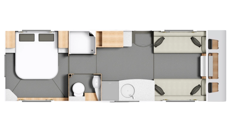Caravan Floor Plan