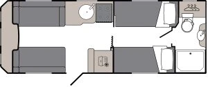 Caravan Floor Plan