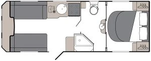 Caravan Floor Plan