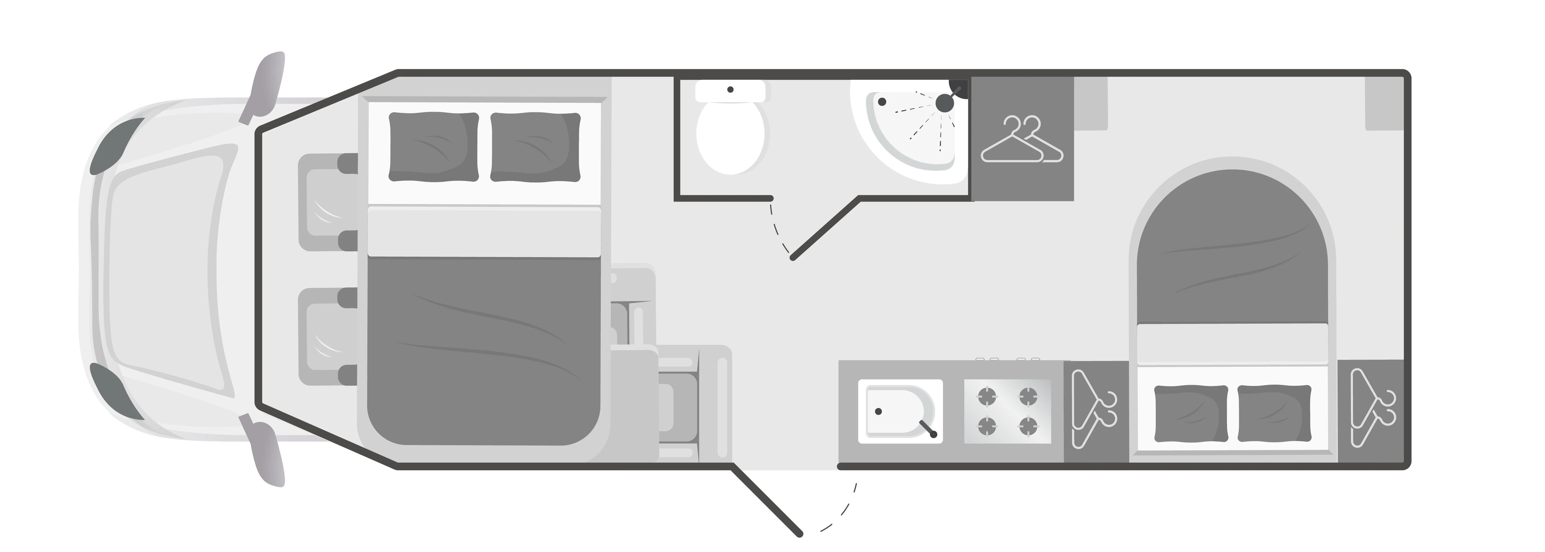 Caravan Floor Plan