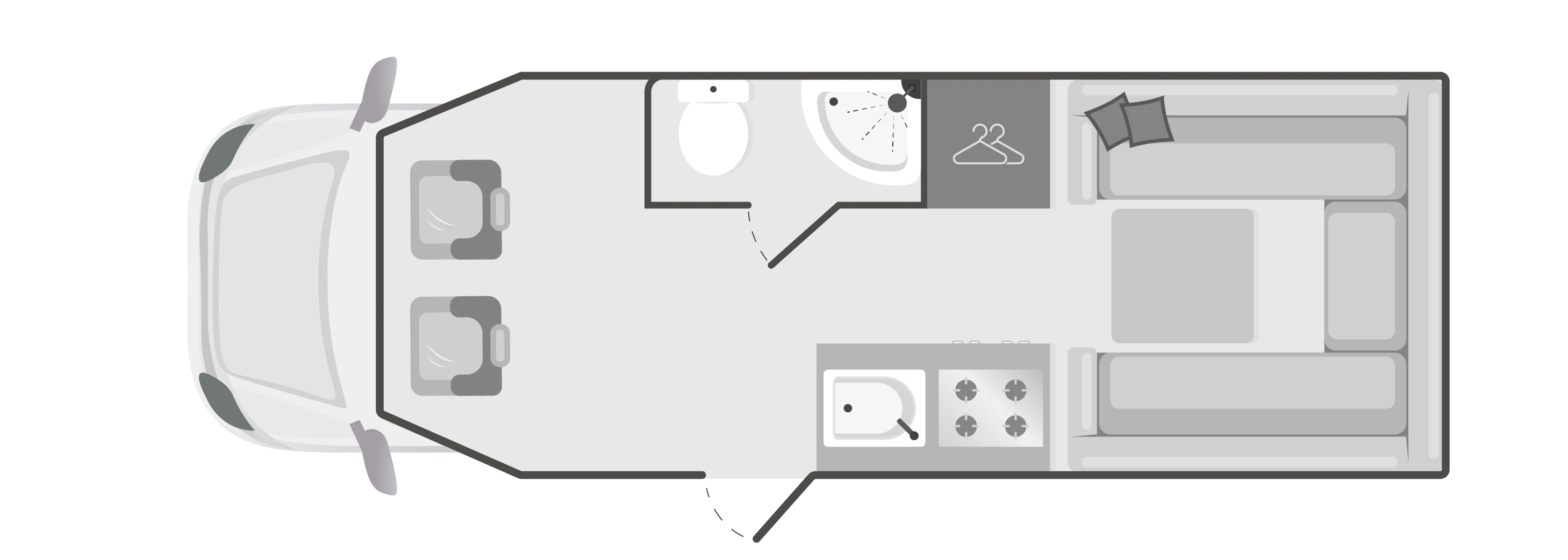 Caravan Floor Plan