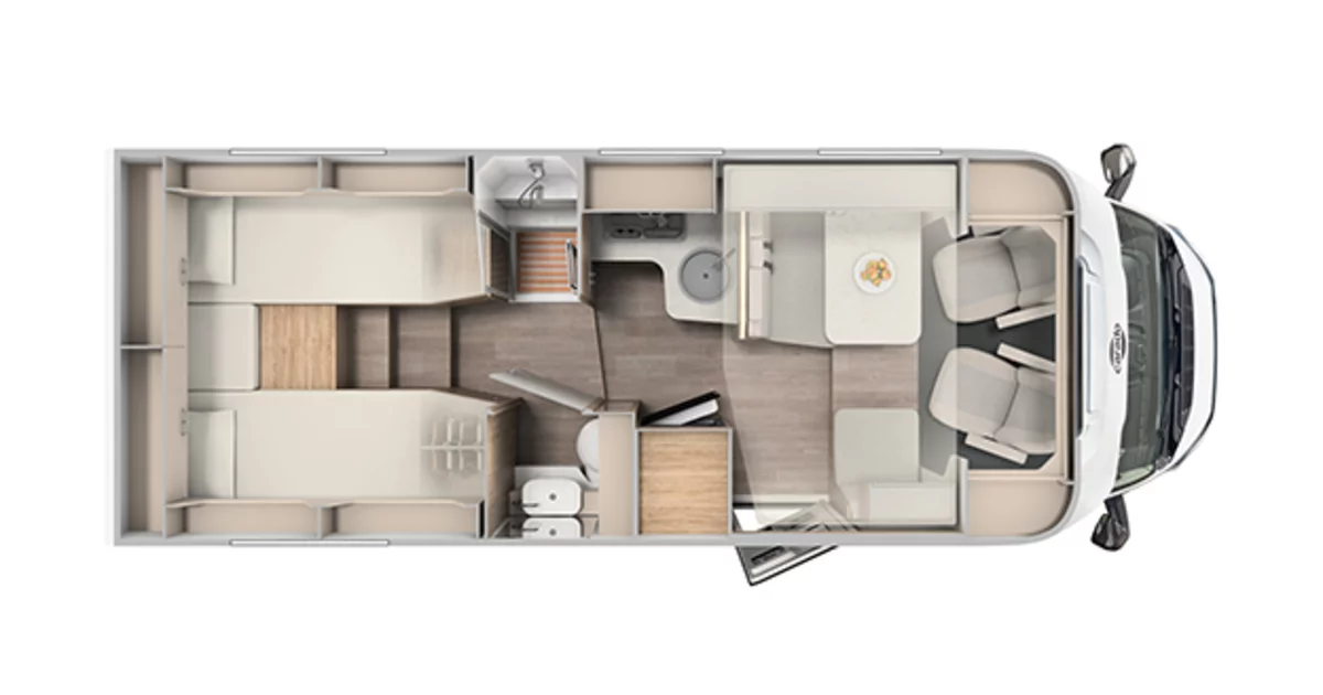Caravan Floor Plan