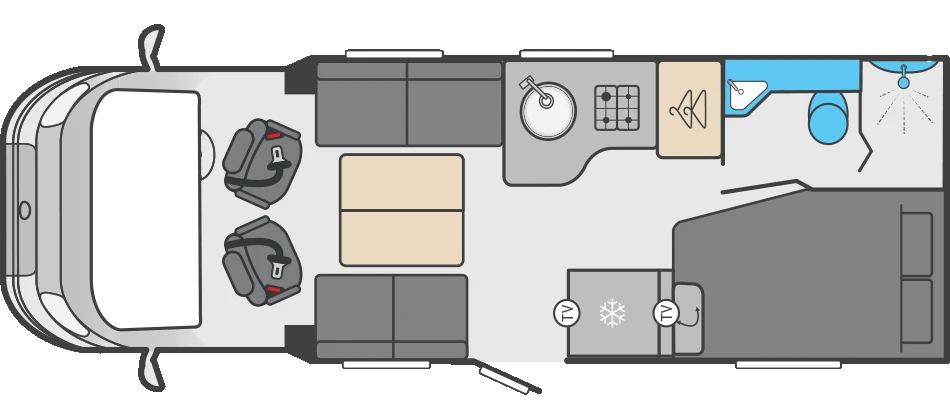 Caravan Floor Plan