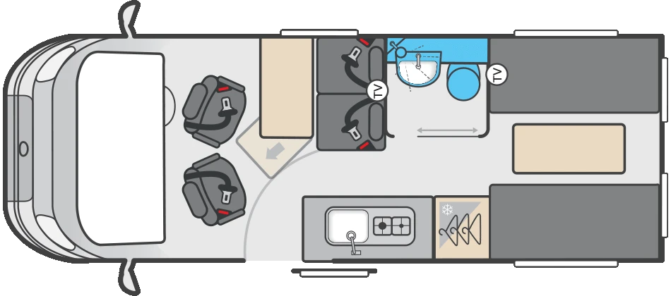 Caravan Floor Plan