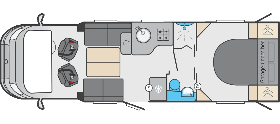 Caravan Floor Plan
