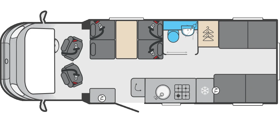 Caravan Floor Plan