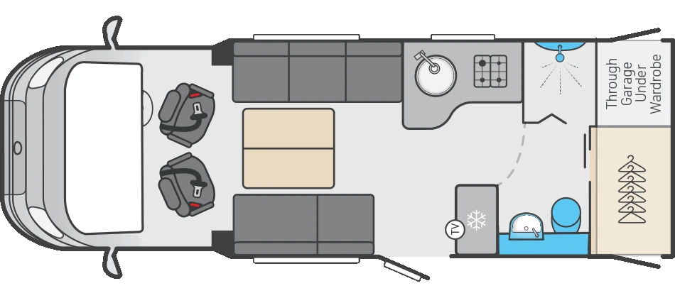 Caravan Floor Plan
