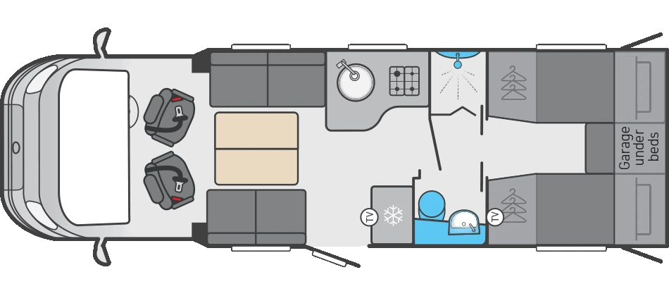 Caravan Floor Plan