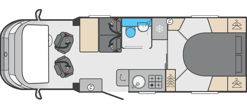 Caravan Floor Plan