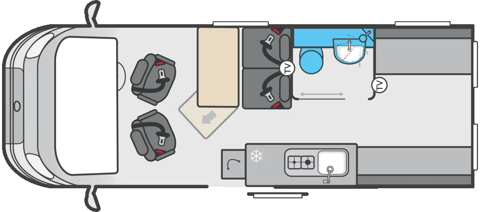 Caravan Floor Plan