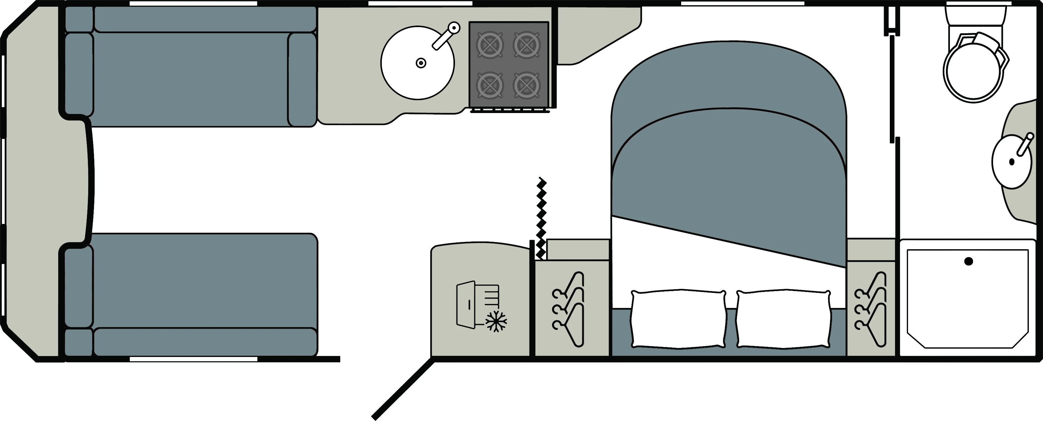 Caravan Floor Plan