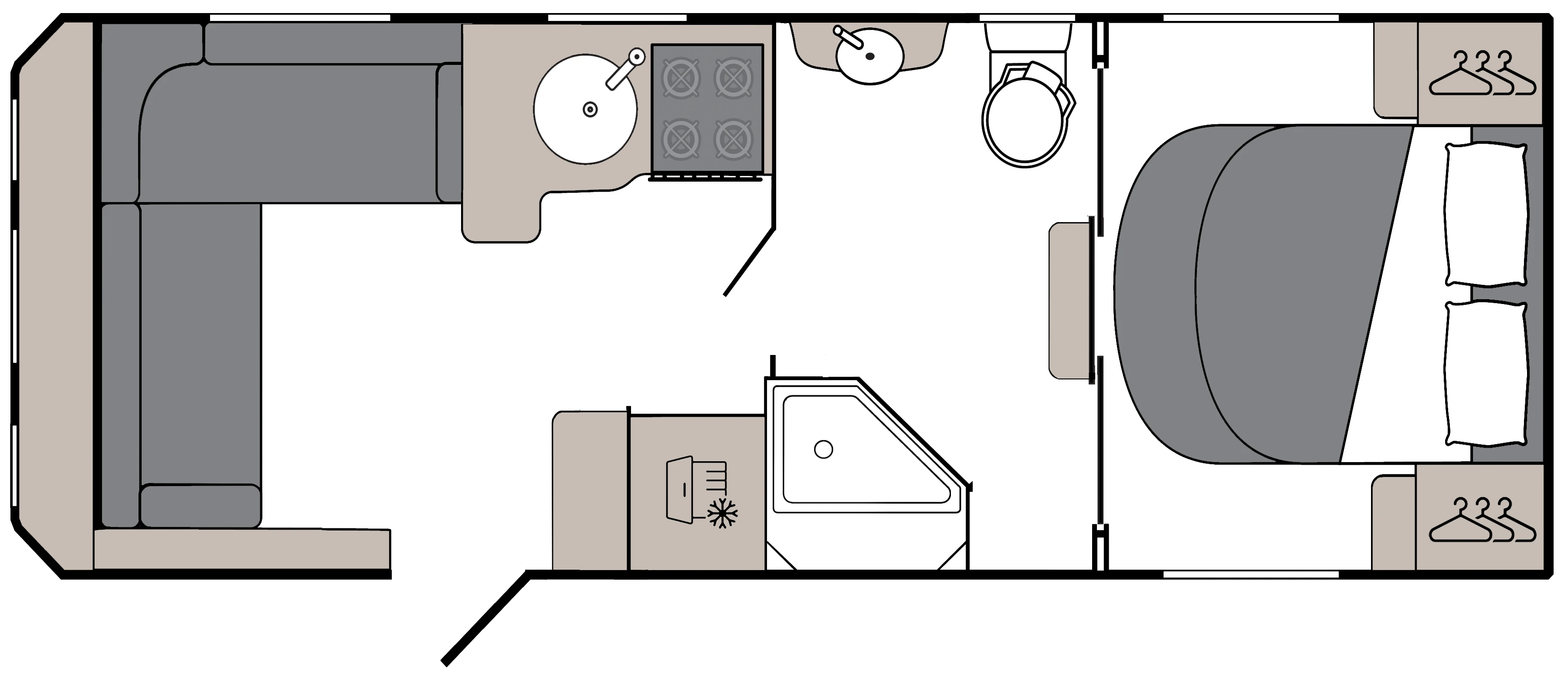 Caravan Floor Plan