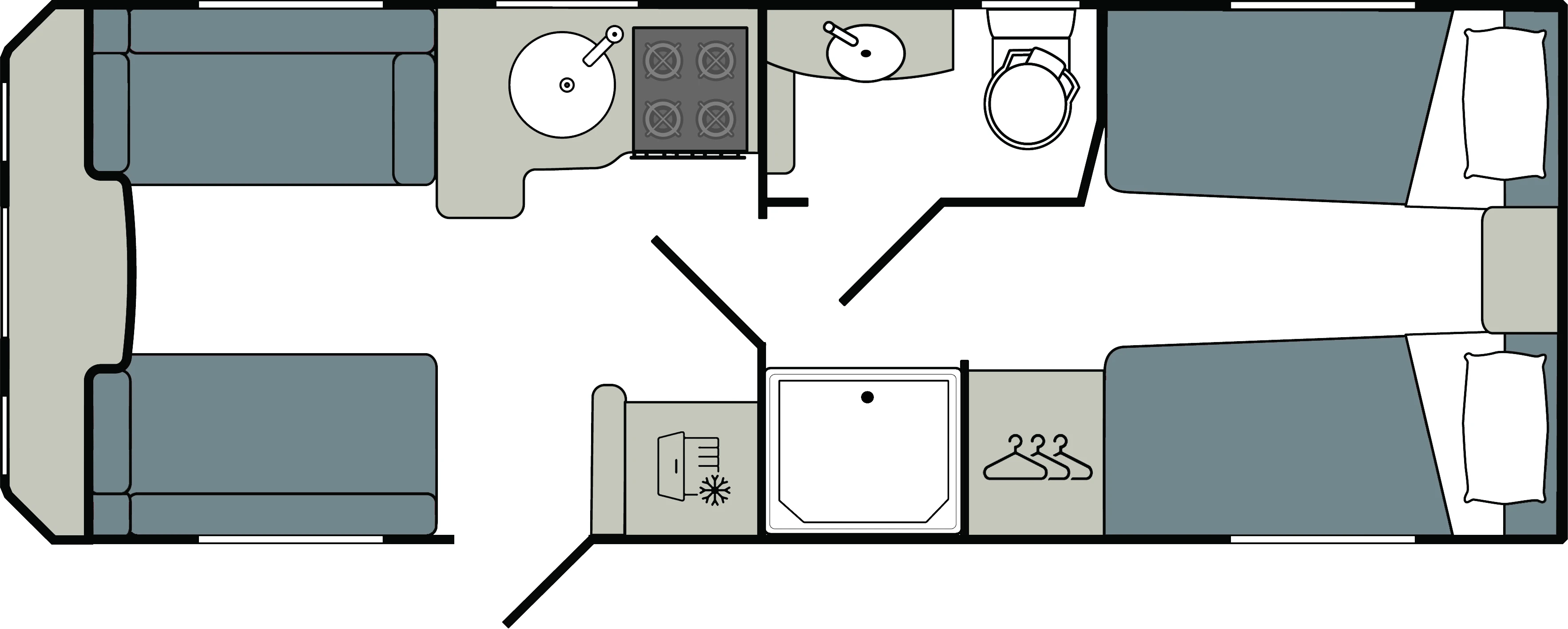 Caravan Floor Plan