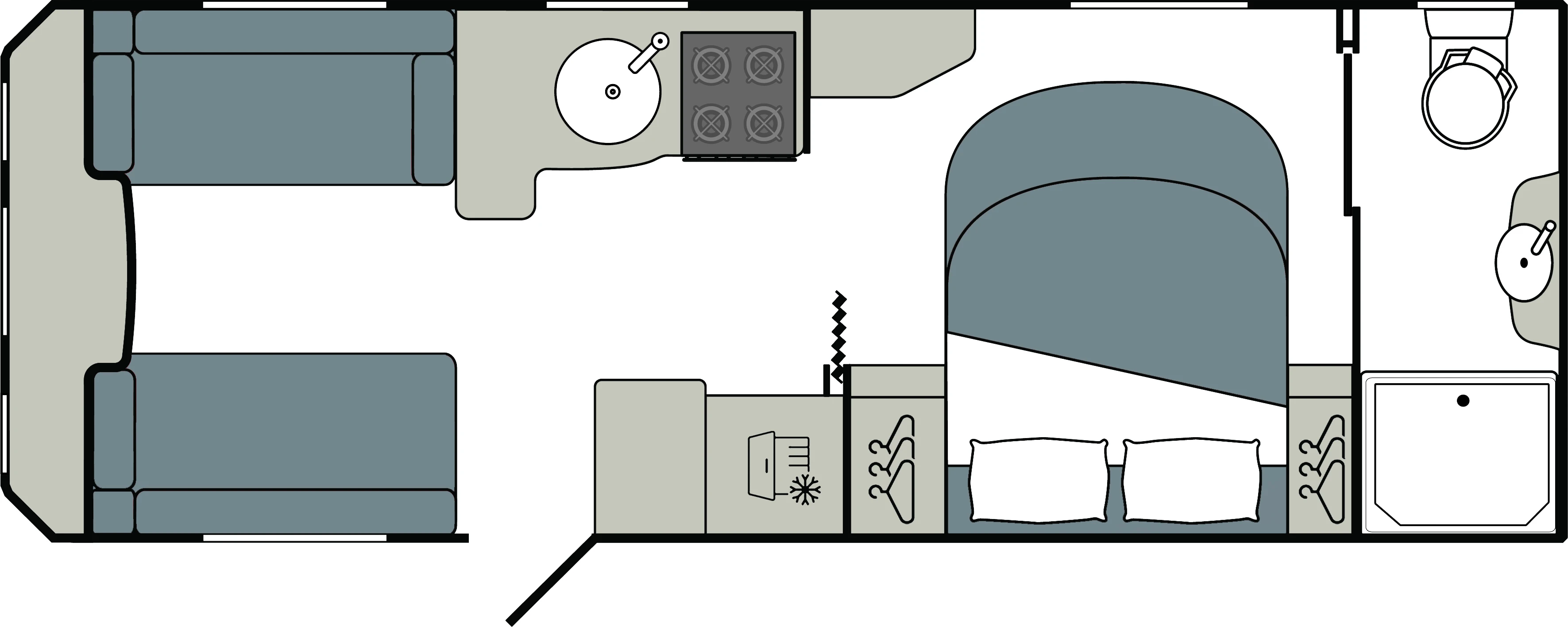 Caravan Floor Plan