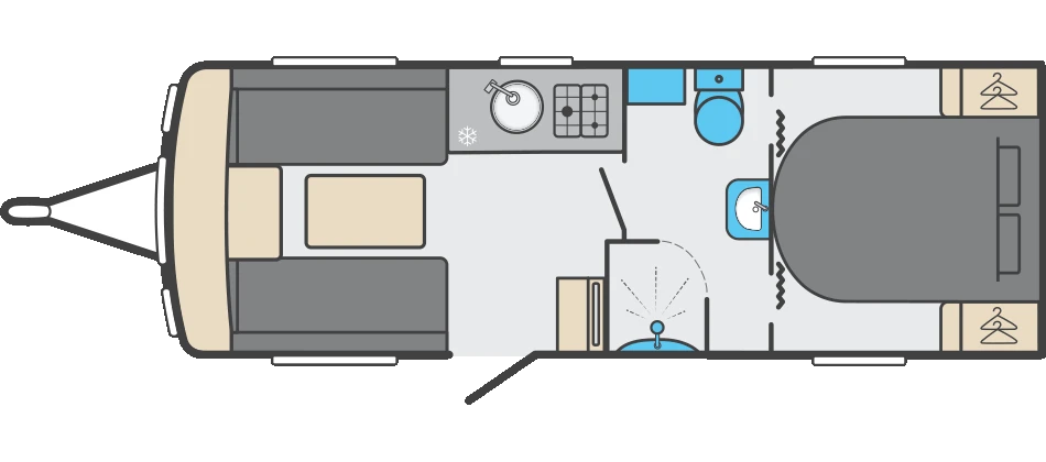 Caravan Floor Plan