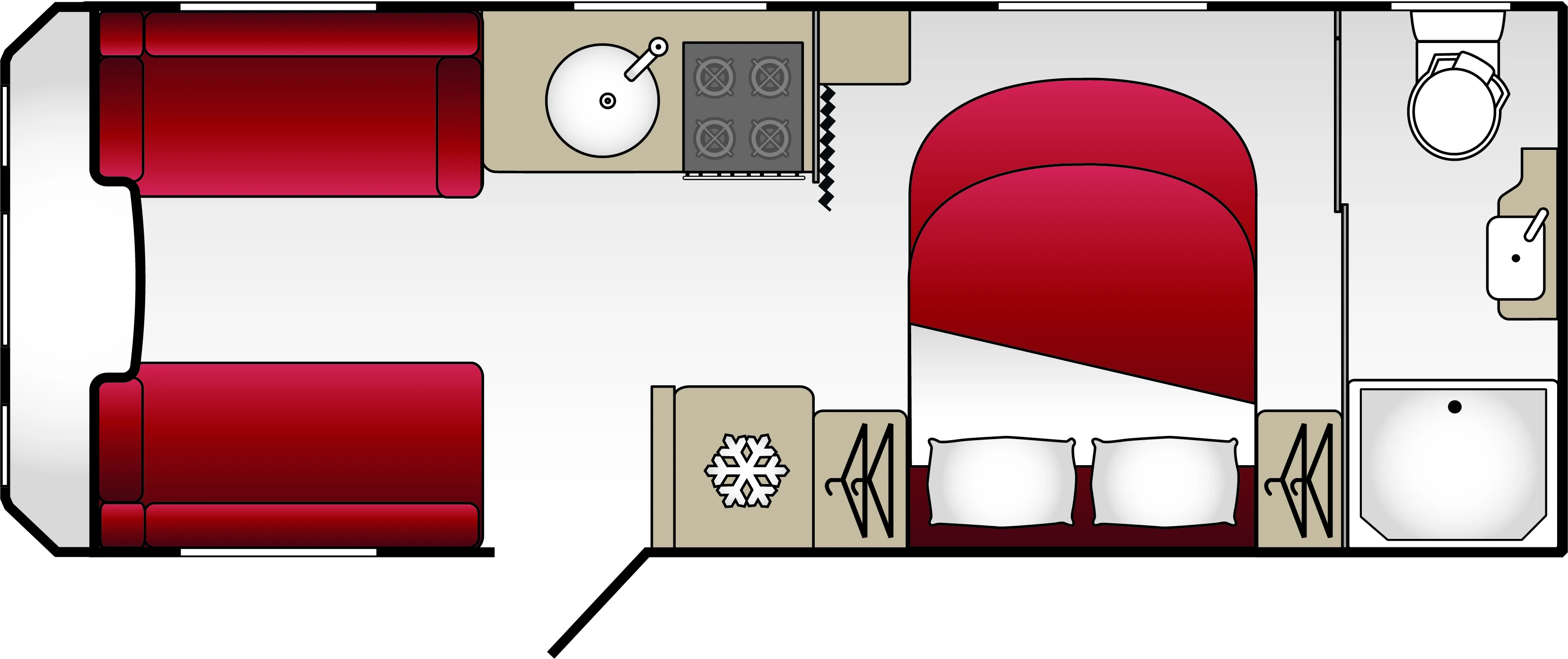 Caravan Floor Plan