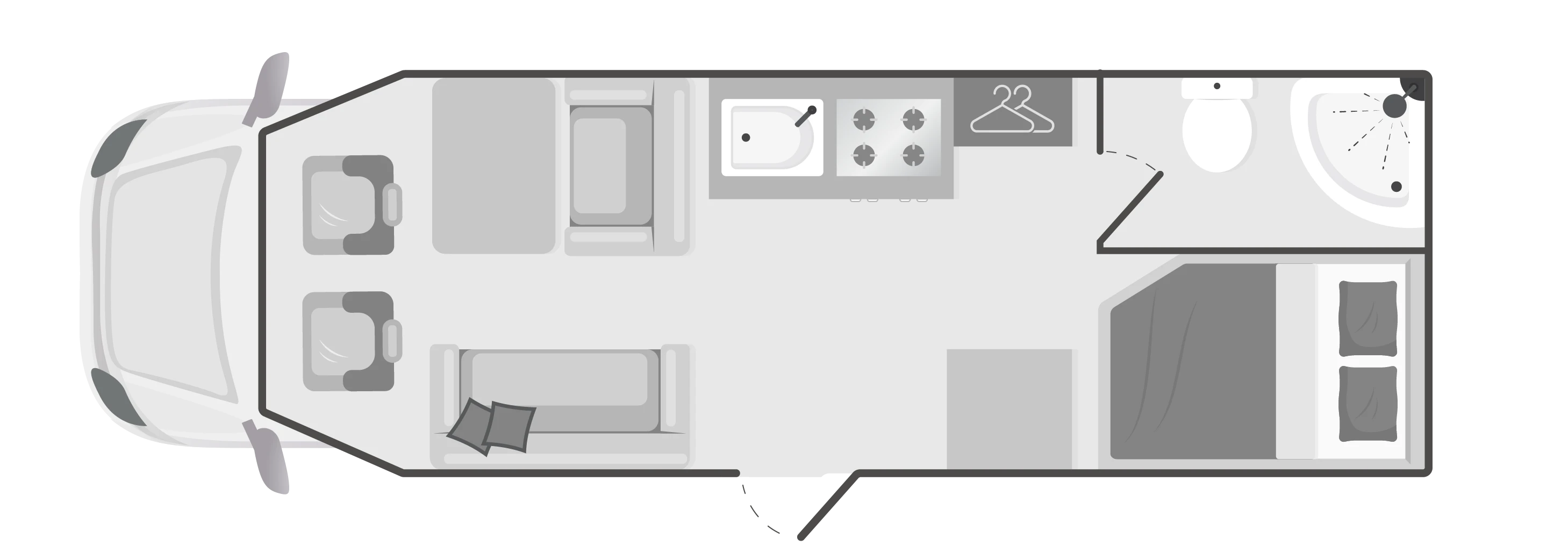 Caravan Floor Plan