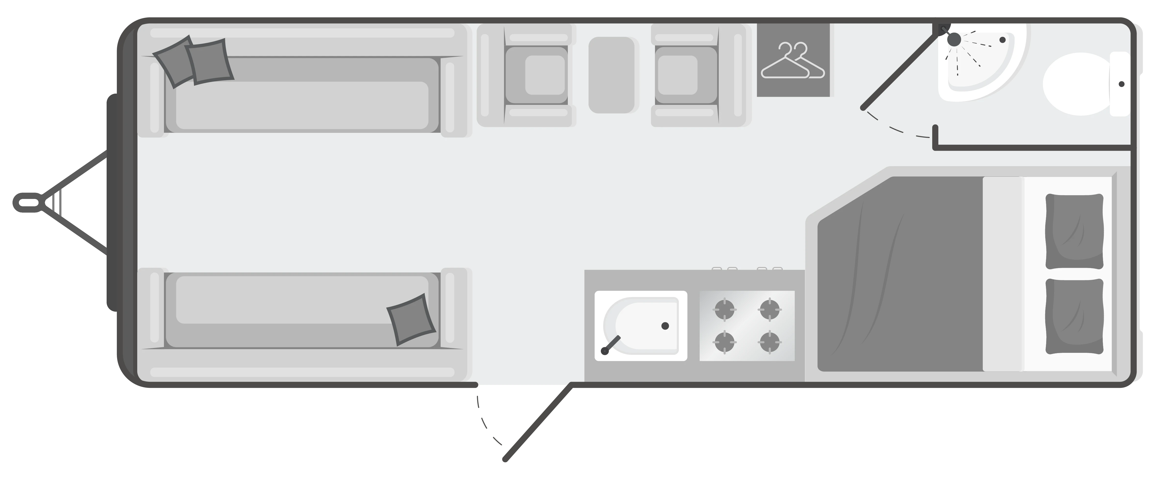 Caravan Floor Plan