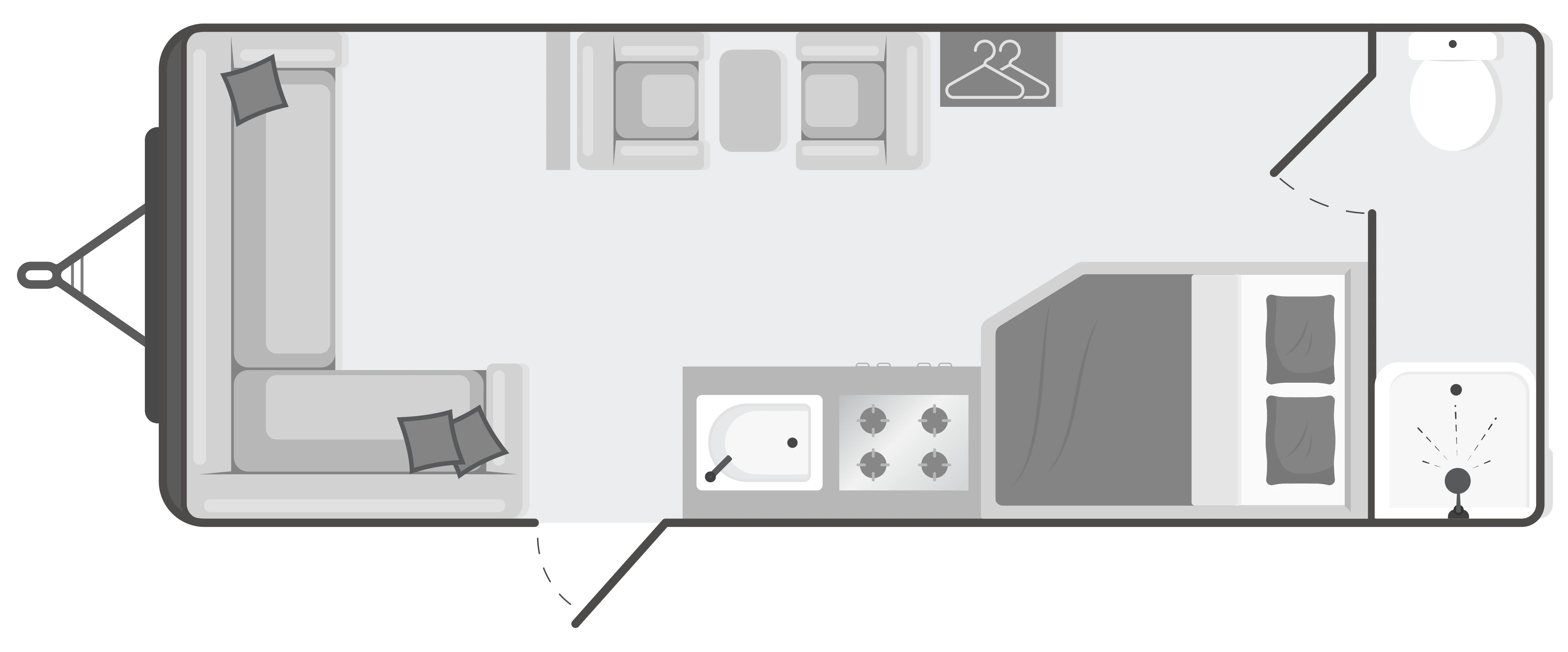 Caravan Floor Plan