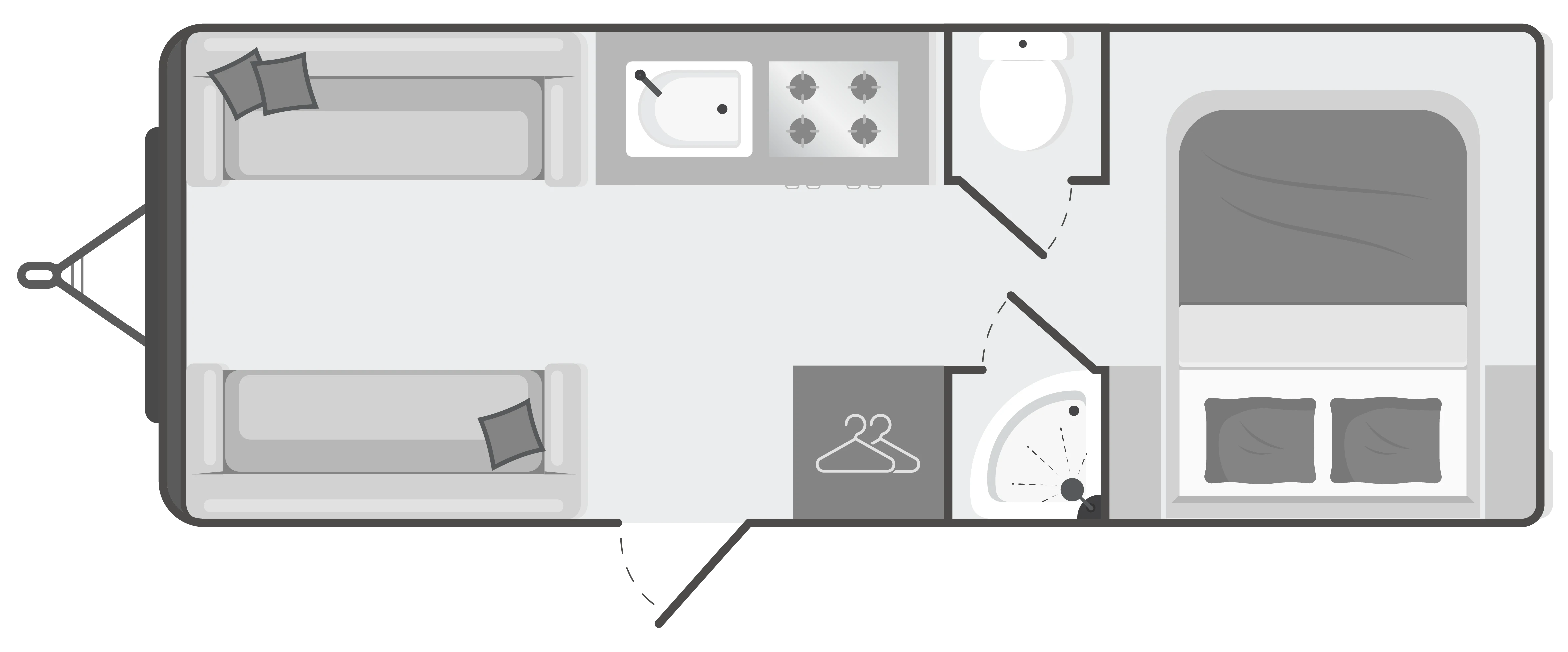 Caravan Floor Plan