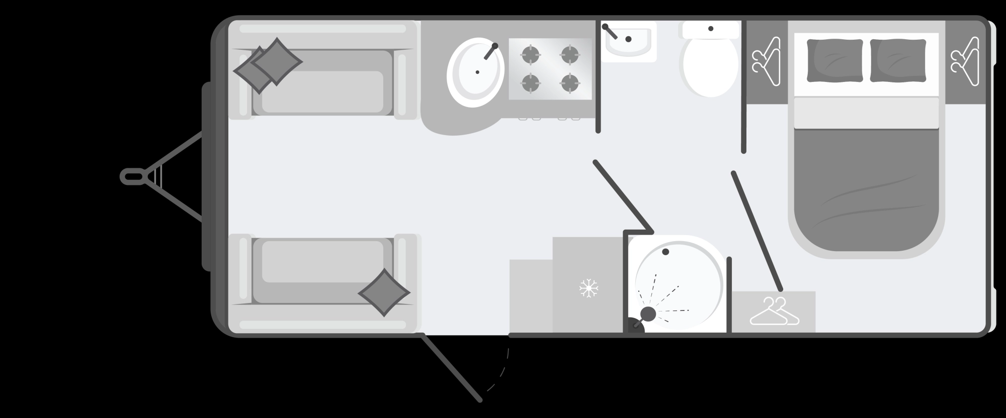 Caravan Floor Plan