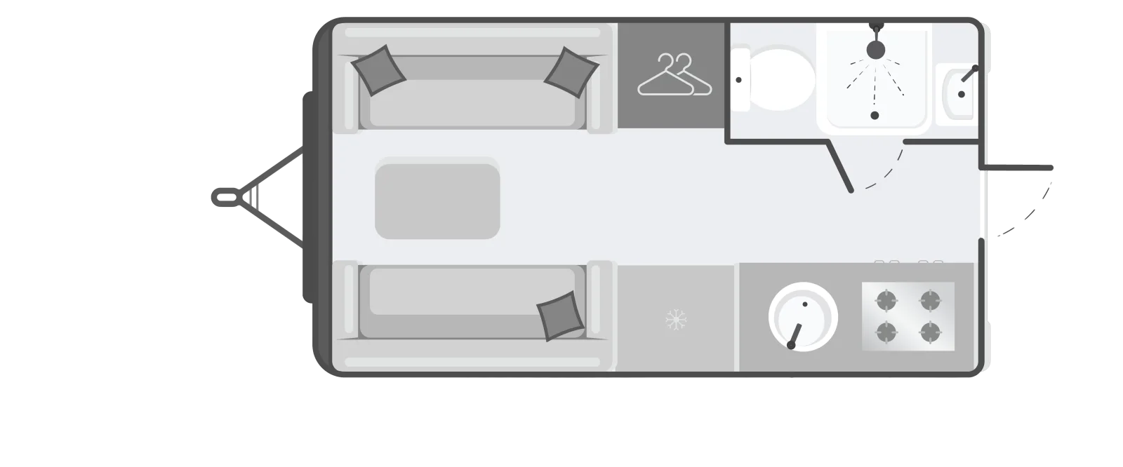 Caravan Floor Plan