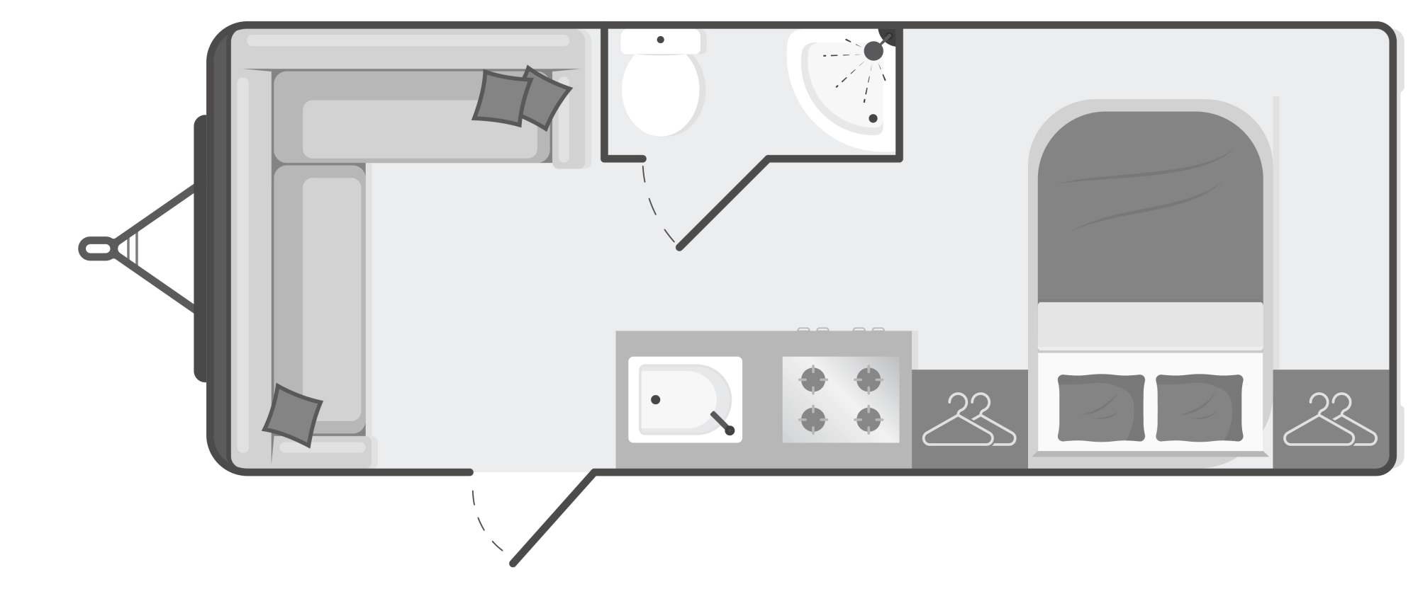 Caravan Floor Plan