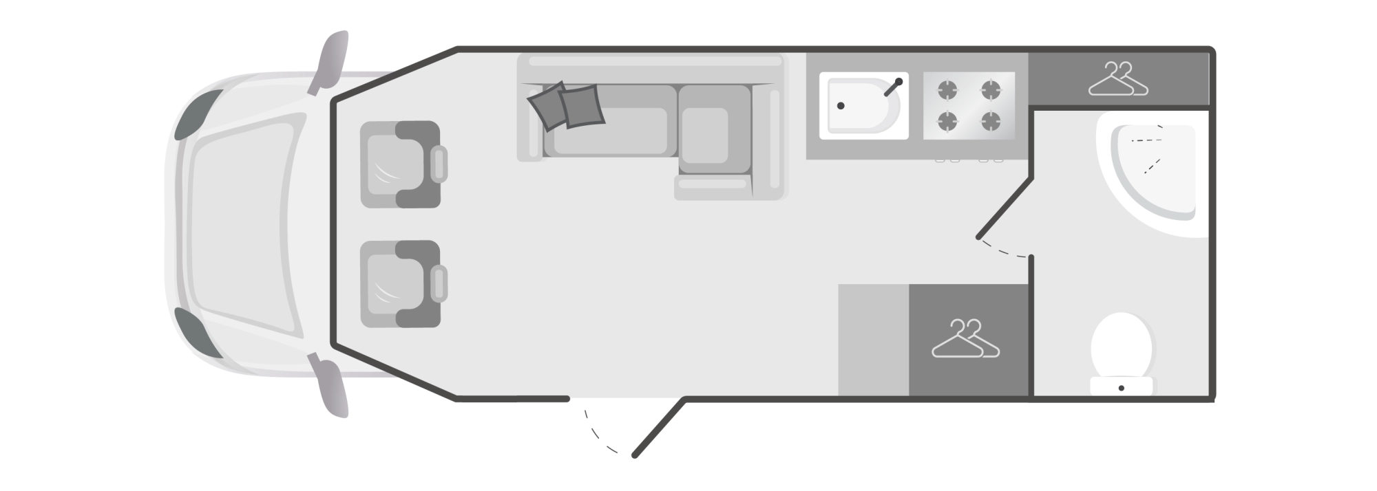 Caravan Floor Plan