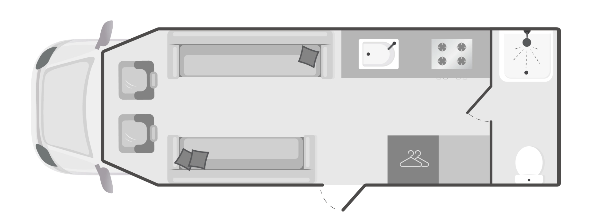Caravan Floor Plan
