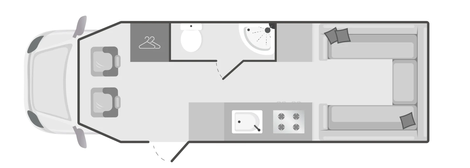 Caravan Floor Plan