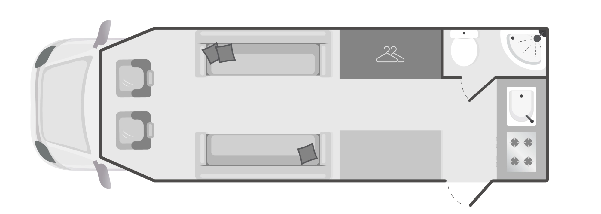 Caravan Floor Plan