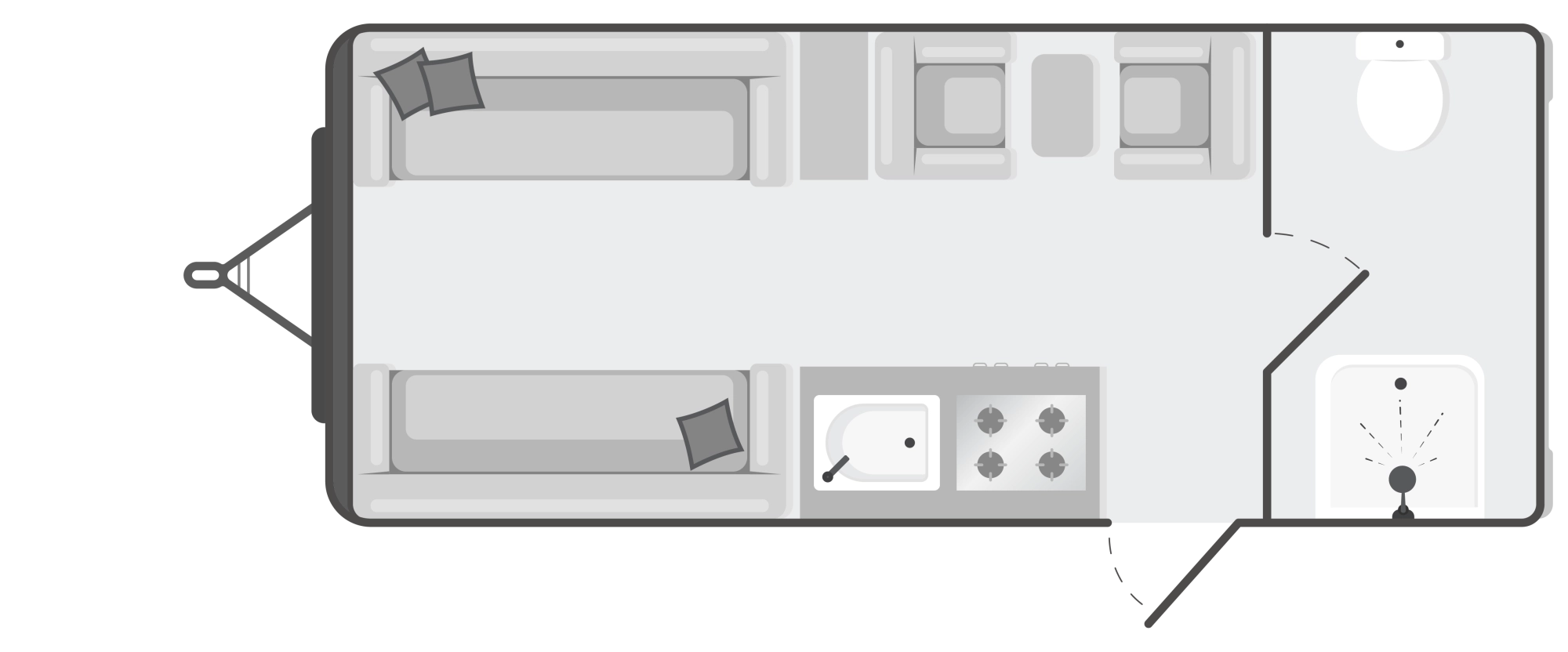 Caravan Floor Plan