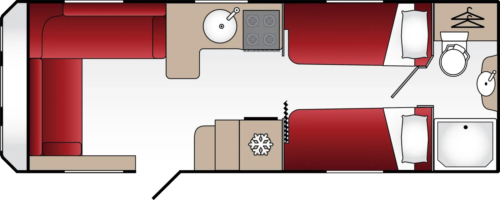 Caravan Floor Plan