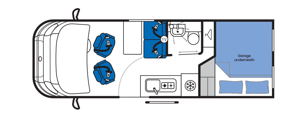 Caravan Floor Plan