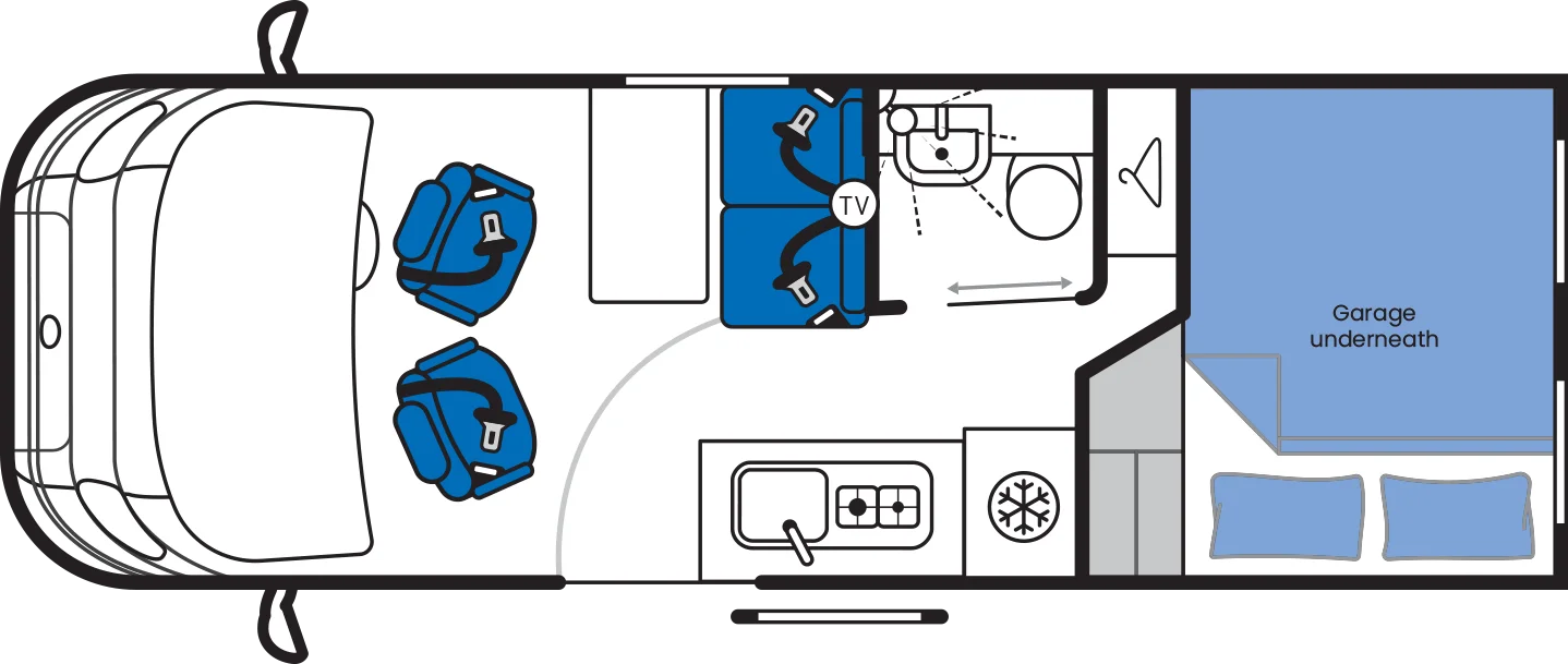 Caravan Floor Plan