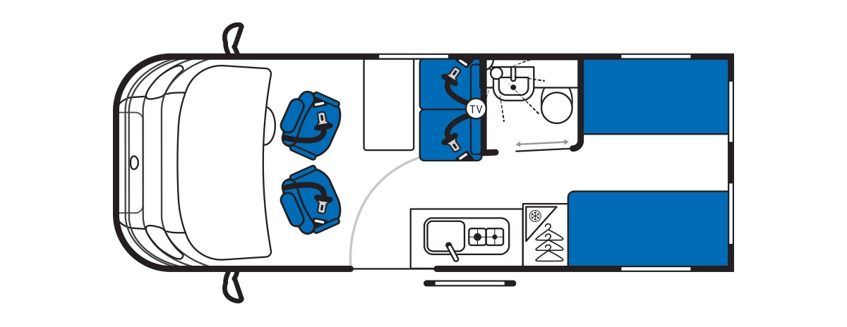 Caravan Floor Plan