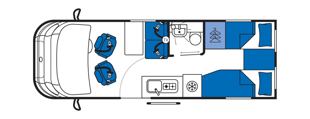 Caravan Floor Plan