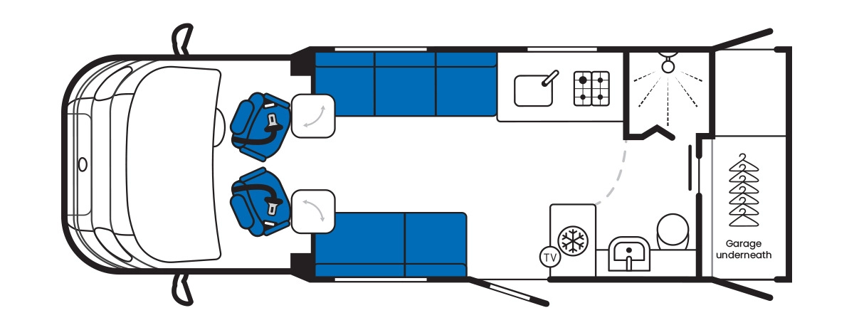 Caravan Floor Plan