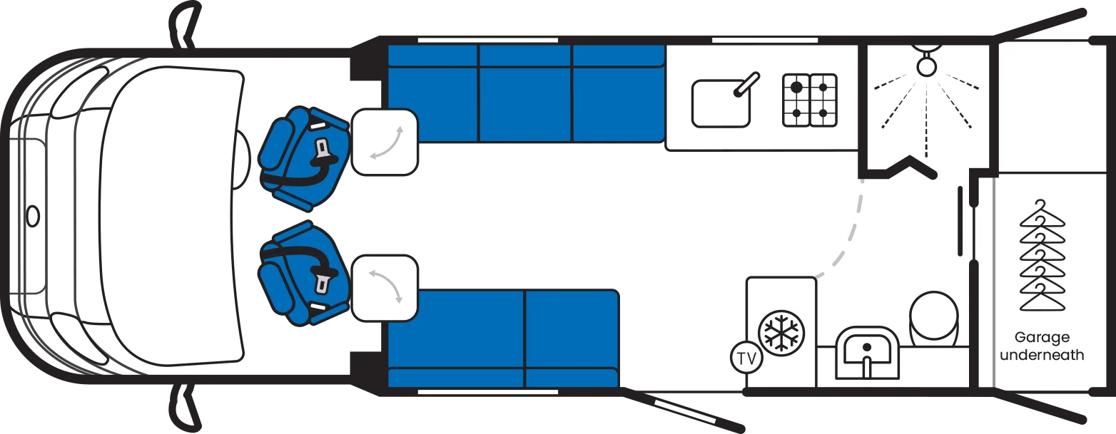 Caravan Floor Plan
