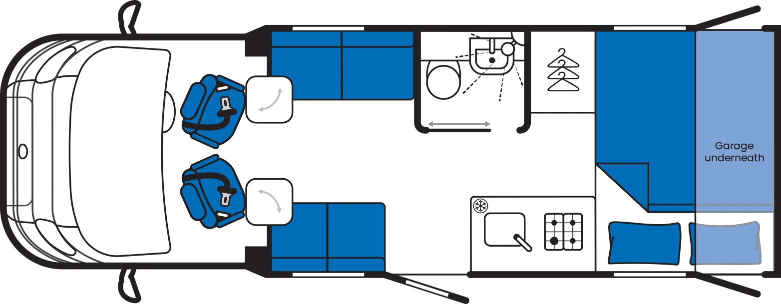 Caravan Floor Plan