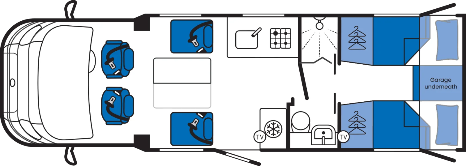 Caravan Floor Plan